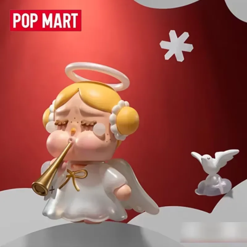 

Pop Mart Crybaby, самодельная рождественская серия, слепая коробка, сумка для догадок, украшение для рабочего стола, милая модель, подарок, игрушки для девочек, аниме