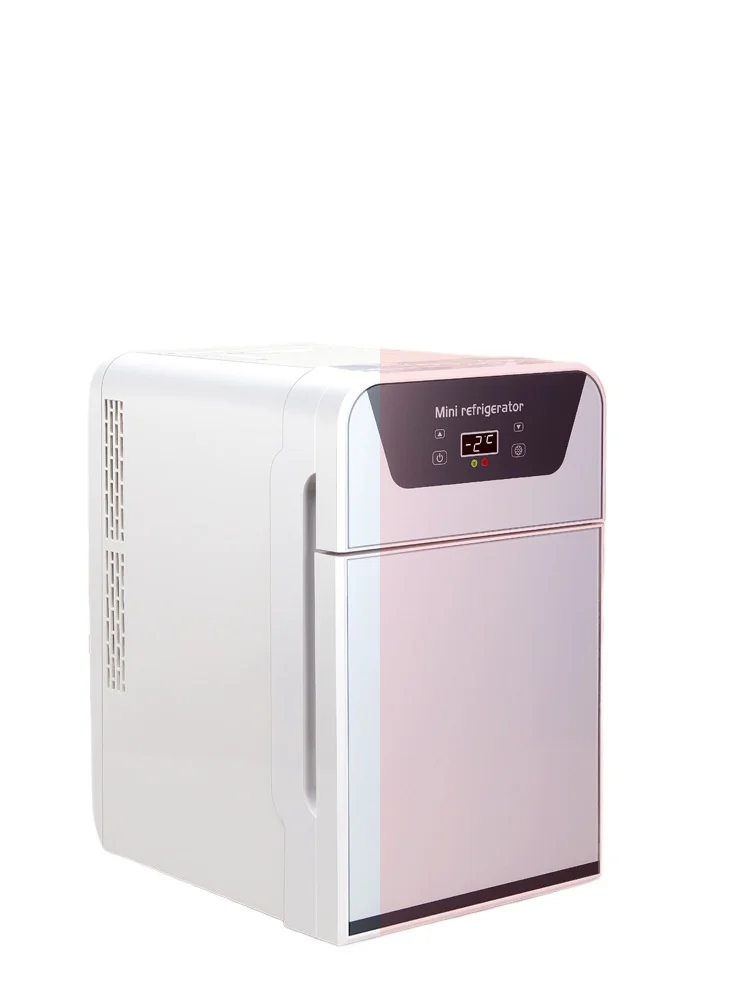 Mini Mini Refrigerator Small Home Dormitory Makeup Dual Use in Car and Home Student Car Refrigeration Freezer