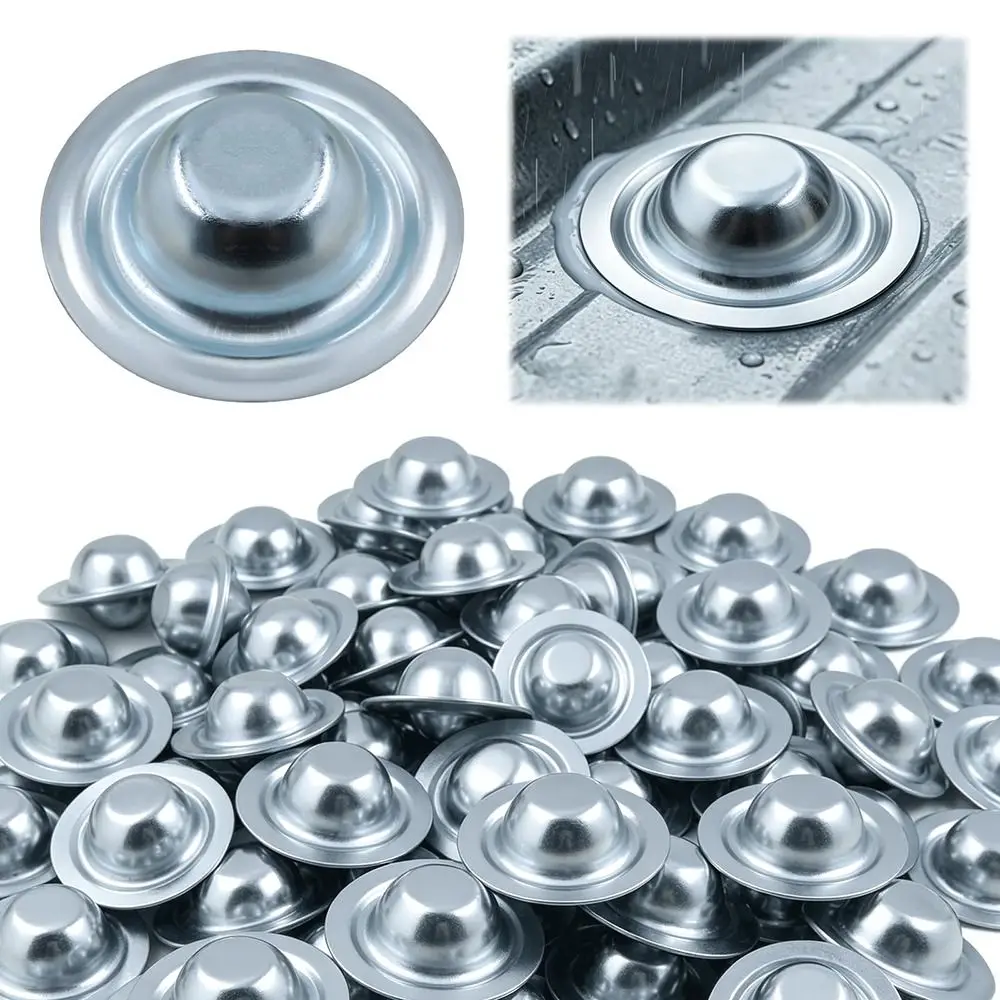5pcs Stainless Steel Metal Roof Screw Caps Leak Protection Weather Resistant Roof Bolt Caps Rust Resistant