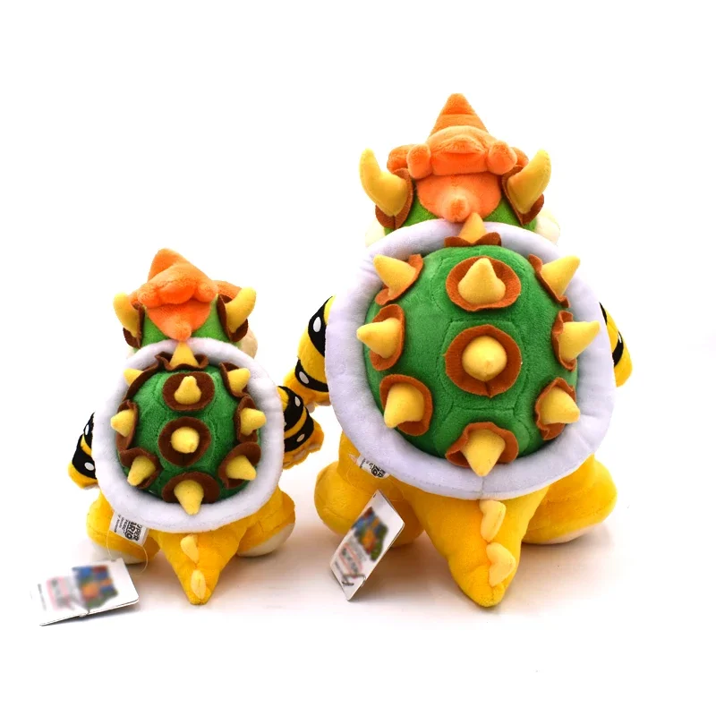 26.5cm Super Mario Plush Dolls Bowser Anime Figures Game Peripherals Soft Stuffed Animals Kids Gifts Decoration