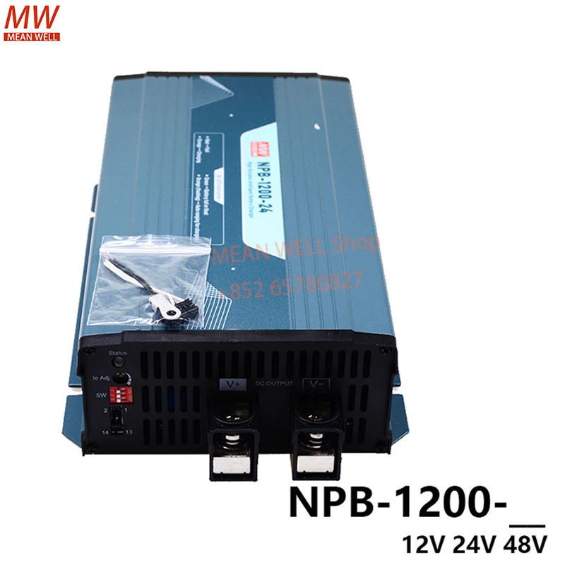 MEAN WELL 1200W High Reliable Ultra Wide Output Range Intelligent Battery Charger NPB-1200-12 NPB-1200-24 NPB-1200-48