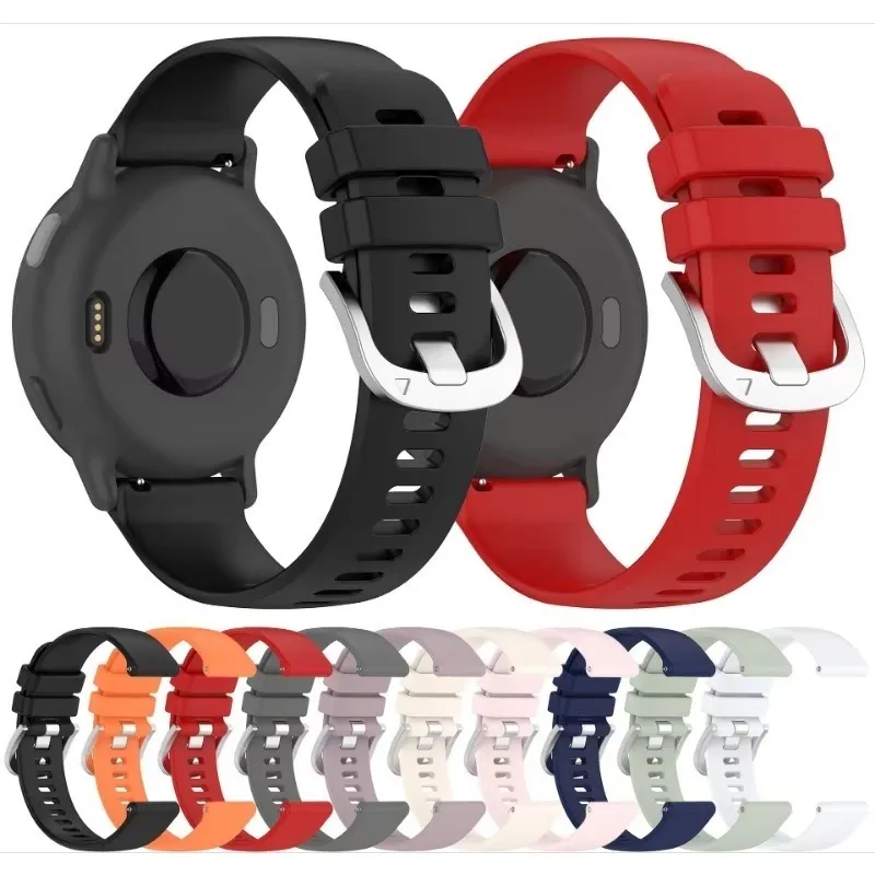 18Mm Siliconen Band Kleurrijke Gesp Voor Huawei Horloge Gt4 41Mm 18Mm Kleurrijke Gesp Siliconen Band Voor Huawei Gt4 41Mm