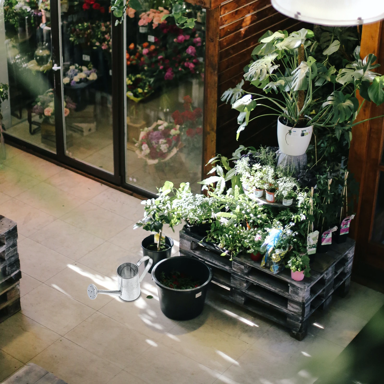 

2pcs Mini Watering Can Iron Home Watering Pot For Plants Durable Long Spout Indoor Outdoor Garden Decor Humidifier Tool