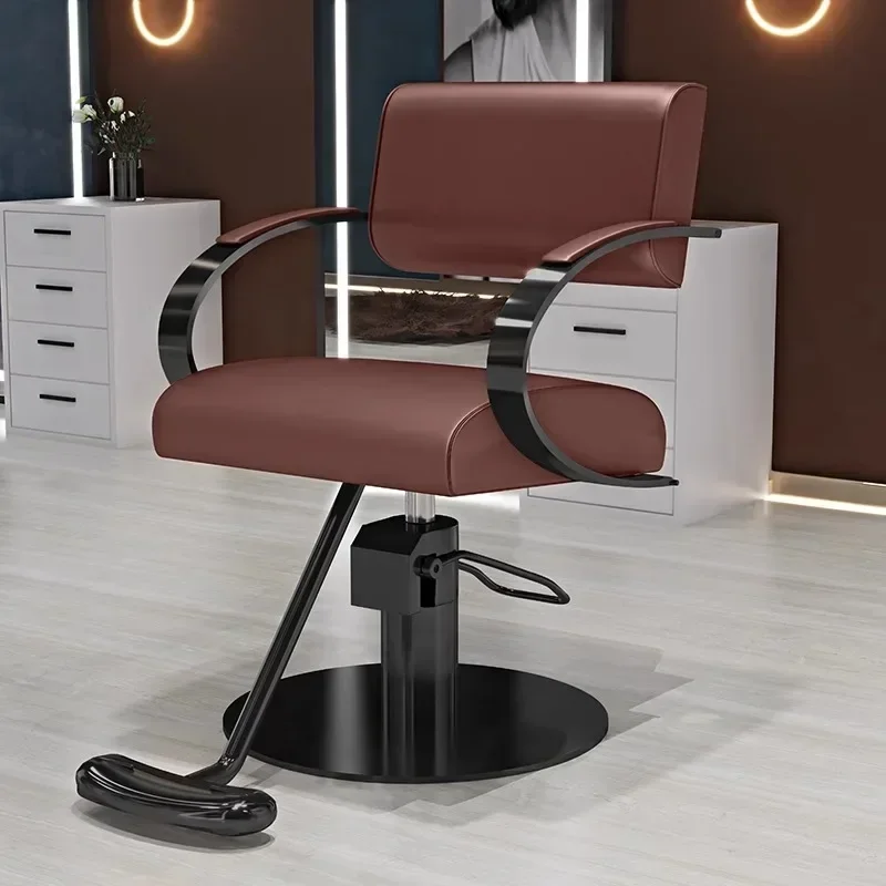 كراسي حلاقة بسيطة عصرية، جمال بسيط، كرسي صالون مريح مريح، تصميم احترافي، أثاث صالون Sillon Barbero #5
