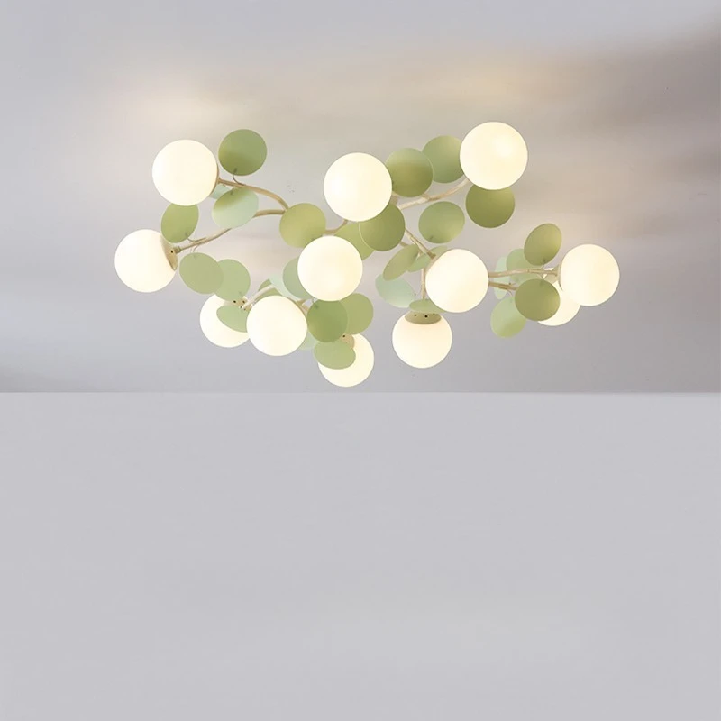 Full spectrum eye protection modern living room French flower room ceiling light