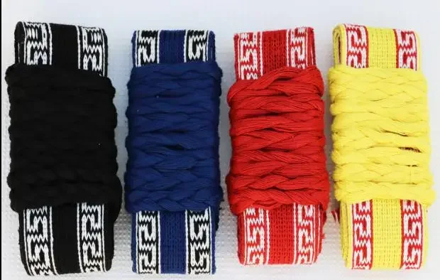 Cinturones de tai chi para artes marciales, engrosamiento de 220cm, cinturón de kung fu wushu, cinturón de yoga de rendimiento, rojo/negro/azul/amarillo