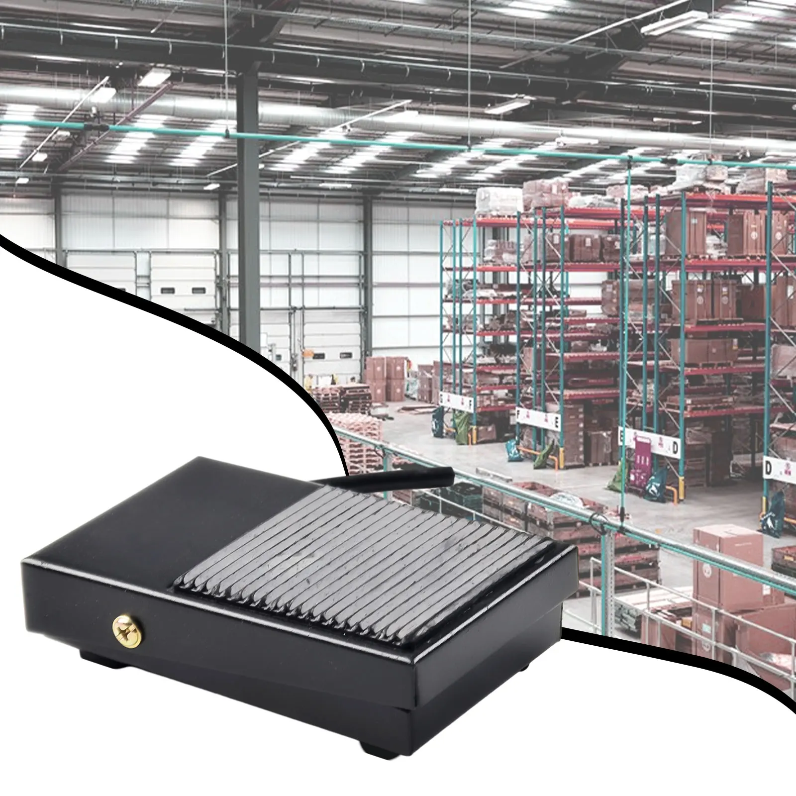 

Metal Momentary Foot Pedal Switch TFS1 with 10A Heating Current SPDT Contact and Non Slip Design for Safe and Stable Operation