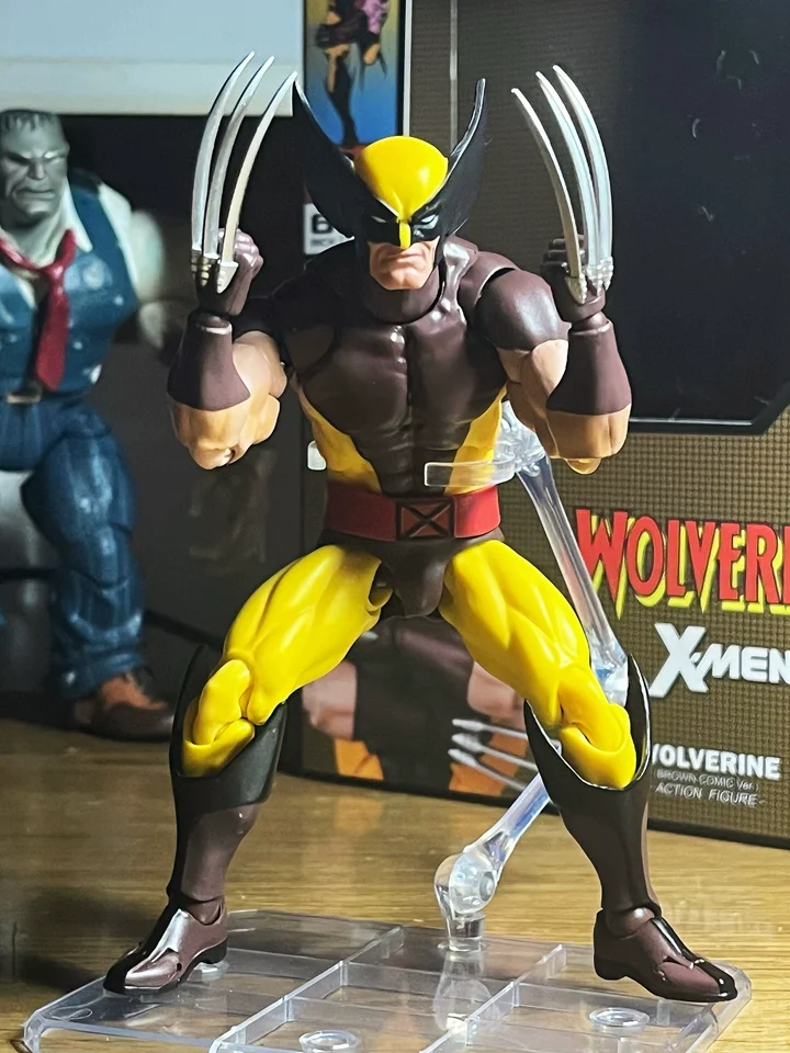 Nuevos juguetes Ct, figura de Wolverine, cómic marrón Mafex 138 x-men, figura de acción Shf, figura de Anime, modelo Ko, estatua, juguetes, regalos de navidad