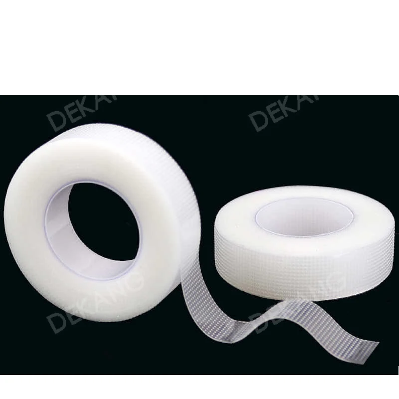 เทปกาวผ้าฝ้ายแท้ ชนิดผ้าไม่ทอ Pe ระบายอากาศได้ กระดาษฉีกขาดมือ เทปกาวป้องกันภูมิแพ้ ไวต่อแรงกด