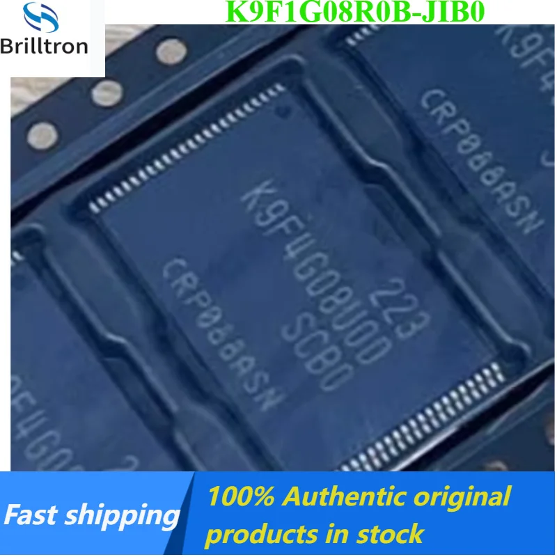 1-5PCS New Original K9F1G08R0B-JIB0 K9F1G08R0B JIB0 BGA Chip In Stock Original product, in stock. Fast shipping.