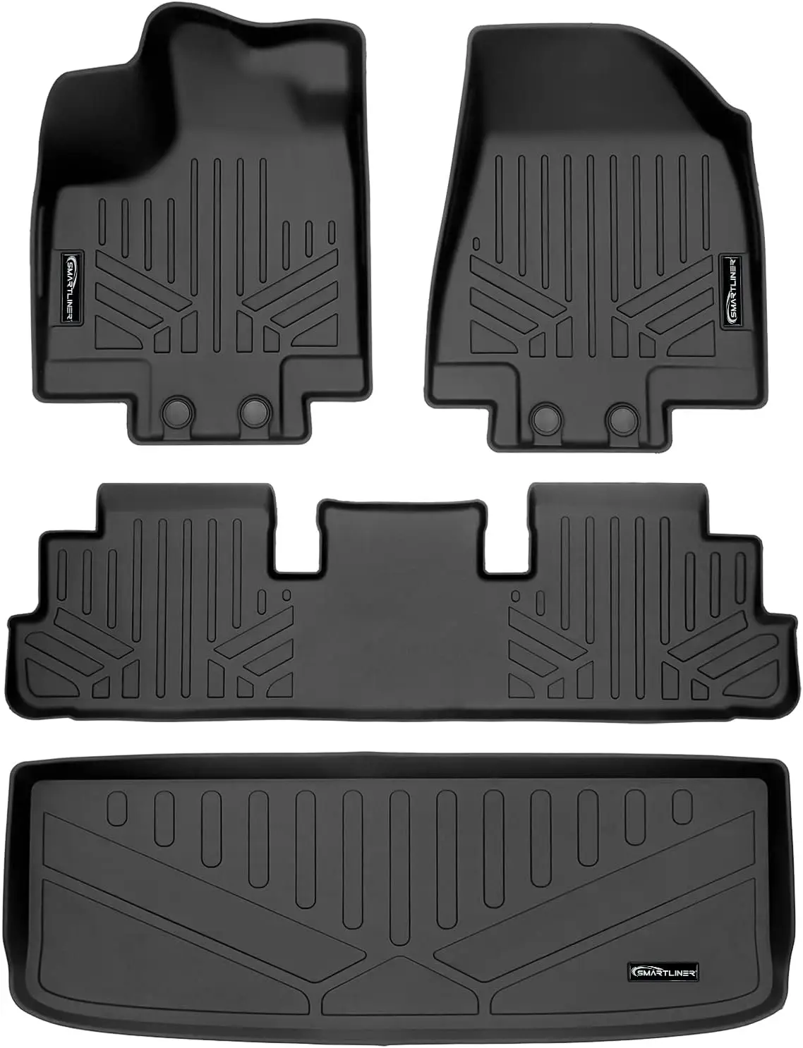 

Custom Fit TPE Floor Mats and Cargo Liner for 2022-2025 SUVs, All-Weather Use