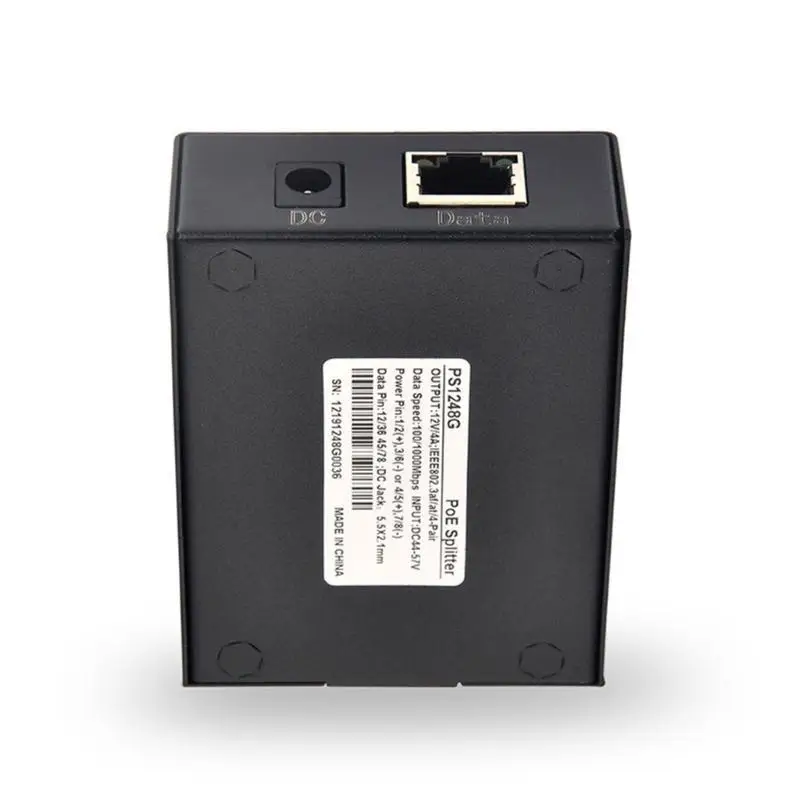 Bộ chia Y1UB POE 10/100/1000Mbps, DC48W POE DECEATOR cho hệ thống bảo mật Hộp kim loại Metal Metal-Năng khuếch đại POE POE