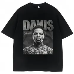 Tank Gervonta Davis Vintage Style Tshirt Sport Boxing T Shirts Oversized Men's Fashion Oversized Cotton T-Shirts Streetwear Gift