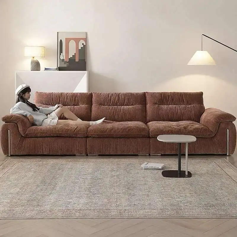 أريكة قماش سحابة حديثة فاخرة مصممة 2025 مسند ظهر قابل للتعديل أرائك غرفة المعيشة كرسي شقة مزدوجة أثاث Divani #2