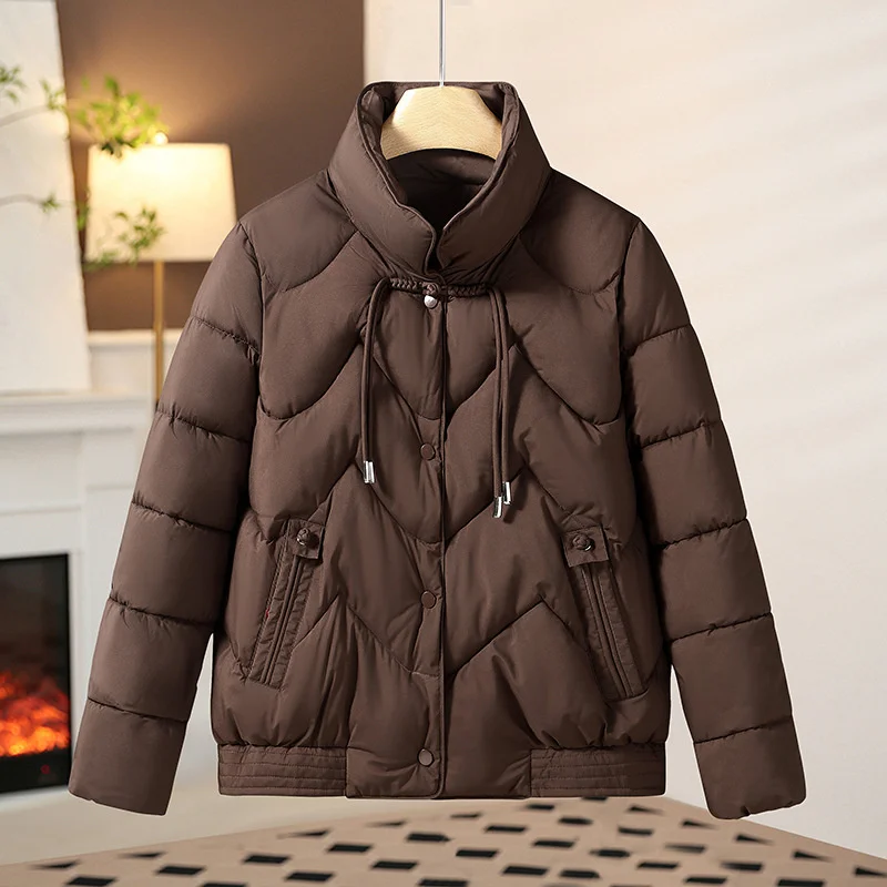 Women Jacket 2024 Chinese Style Winter Parkas Female Thick Warm Down Cotton Coat Femme Casual Short Basic Outerwear Ladies Top