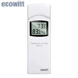 Ecowitt WN31(WH31) Termometro Igrometro Sensore di umidità della temperatura wireless a 8 canali con display LCD (cancello non incluso)