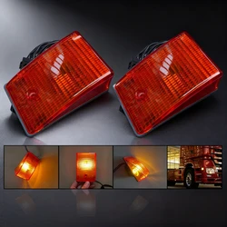 2Pcs 24V LED Cab Corner Lights For Mercedes Actros MP3 MP2 MP1 MB V8 V6 1841 2641 2555 3255 3341 Truck Turn Signal Spare Parts