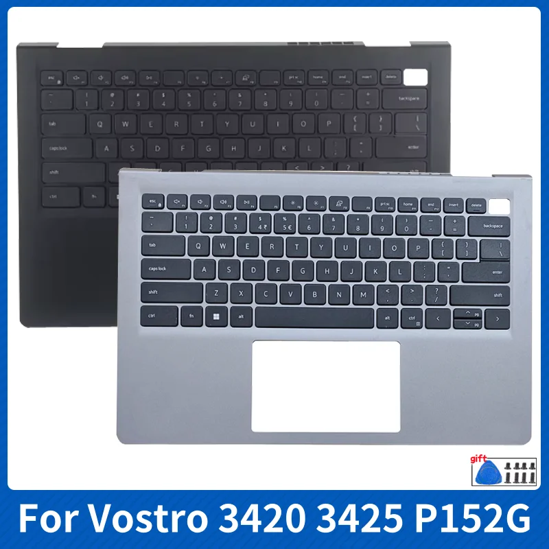 

Новый чехол для ноутбука Dell Vostro 3420 V3420 P152G 3425, оригинальный чехол для упора для рук, клавиатура, американская английская версия, верхняя крышка 0M00R9