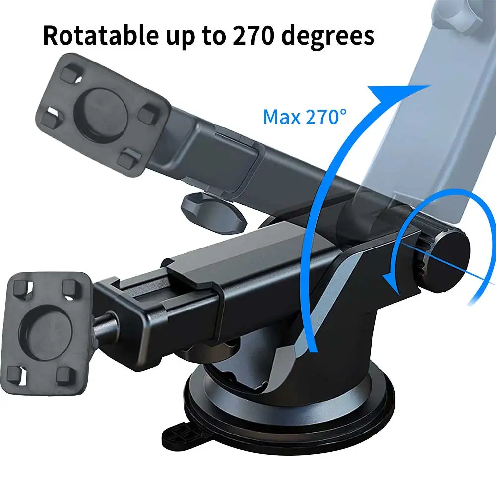 Imagebon Car DVR Holder 3M Sticker Base Suction Cup Mount Long Arm Telescopic Bracket Rotatable Dash Cam Bracket Car Accessories