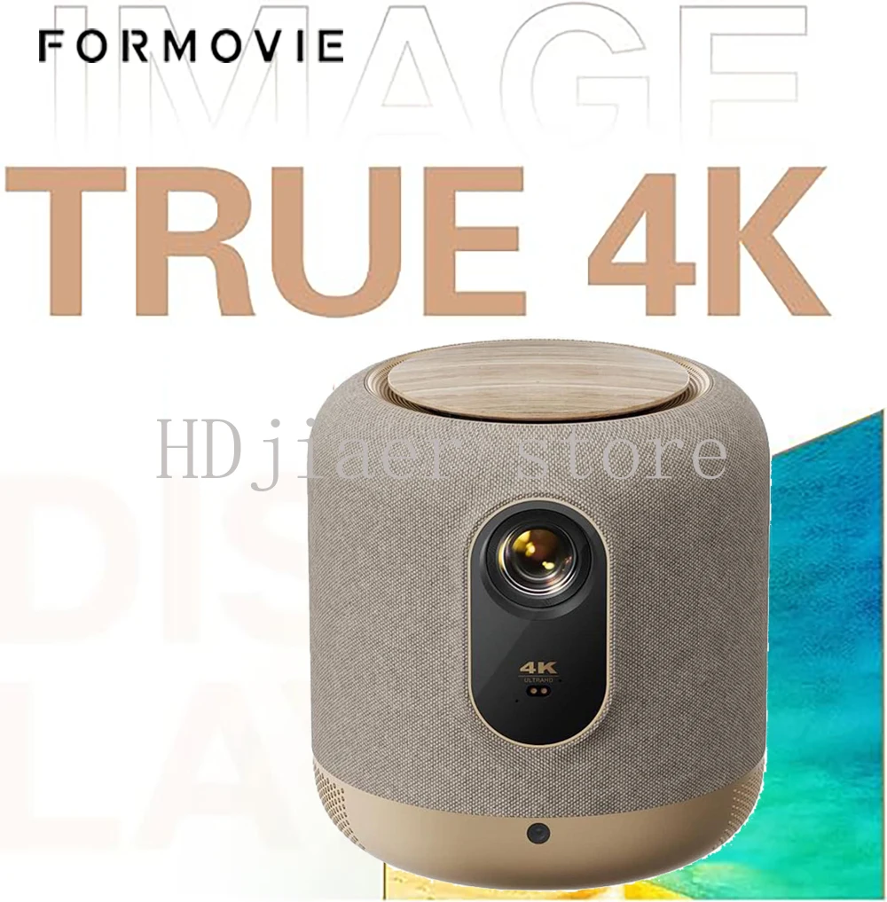 

Formovie V10 Home Projector - Native 4K Ultra HD, 2500 ANSI Lumens, 240Hz MEMC, Subwoofer Stereo, Android OS, English Support