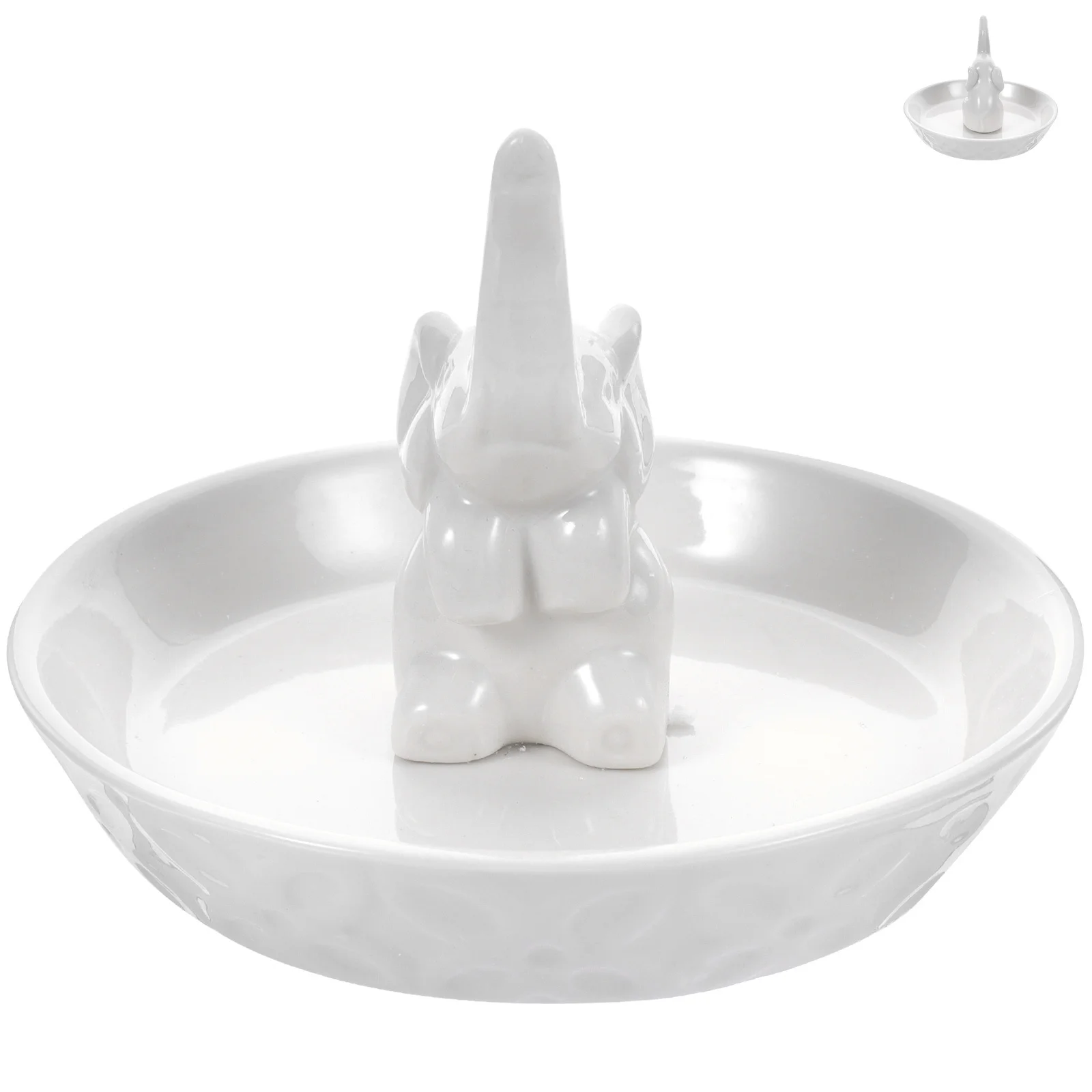 Ceramic Jewelry Storage Tray Desktop Small Decorative Jewelry Holder Ring Dish Small Trays Decorative