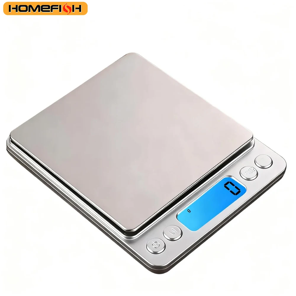 Digital Kitchen Scale 3000g/ 0.1g Small Jewelry Scale Food Scales Digital Weight Gram and Oz Digital Gram Scale with LCD/ Tare
