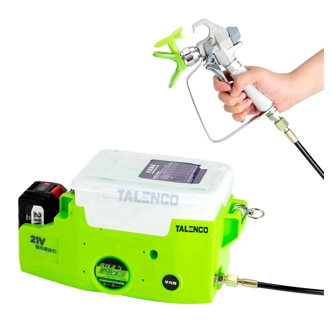 Bürstenlose Hochdruck-Airless-Spritzmaschine, Rucksack-Spritzpistole, Rucksack, Lithium-Batterie, Lade-Wandmalmaschine