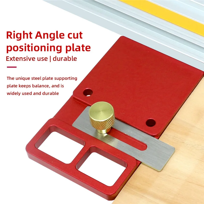 Woodworking 90 Degree Angle Stop Track Saw Square Positioning Limiting Clamp For Electric Circular Saw Guide Rail