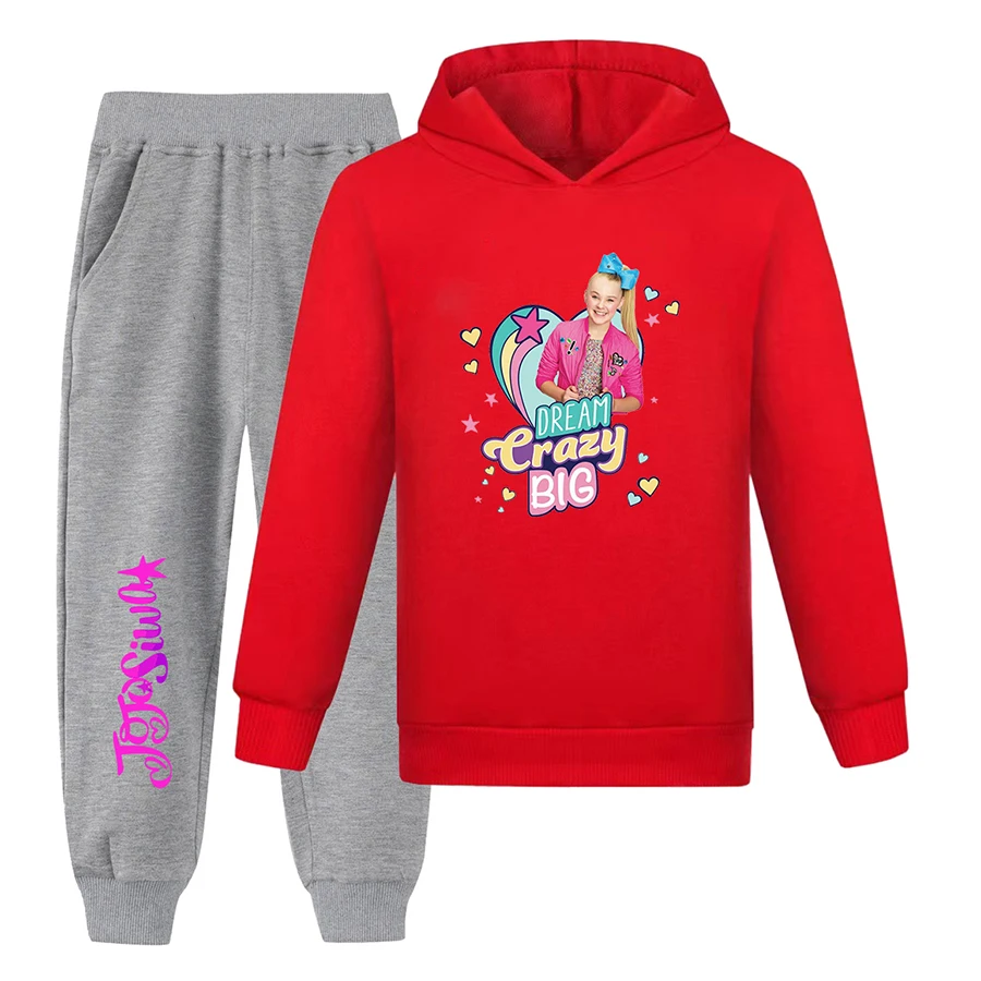 Толстовка для мальчиков Jojo Siwa, детские толстовки, детское пальто для девочек, свитшот для маленьких мальчиков, костюм для девочек, тканевые кофты для мальчиков