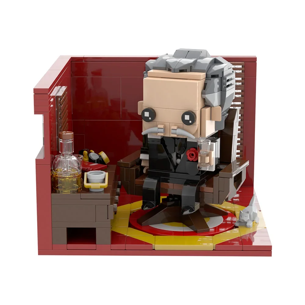 

MOC Godfather Vito Andolini Corleone Buliding Blocks Model Movie Godfather Corleone Brickheadz Assembly Toys Kids Birthday Gifts