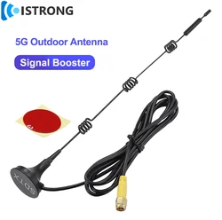 5G 4G 3G GSM High Gain Sucker Antenna 12dBi Amplifier Outdoor Full-Band Antenna 700-5000MHz Long Range Signal Booster SMA TS9