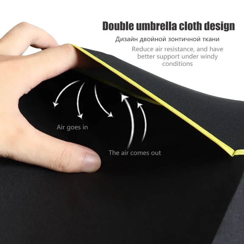 Quality Big Umbrella 130cm Double Layer Folding Umbrella Rain Women 10Ribs Windproof Paragua Fashion Business large Umbrella Men