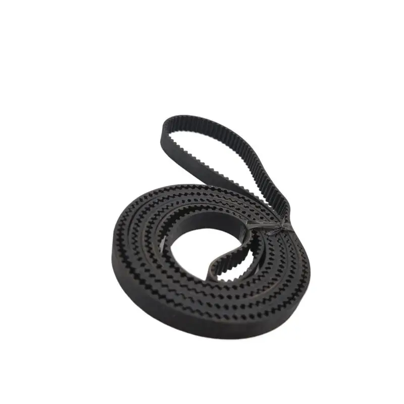 S2M 160 Synchronous Belt S2M-8 Closed-loop Rubber Timing Belts Width 6mm 12mm 10mm STD Black Timing Belt Length 160mm