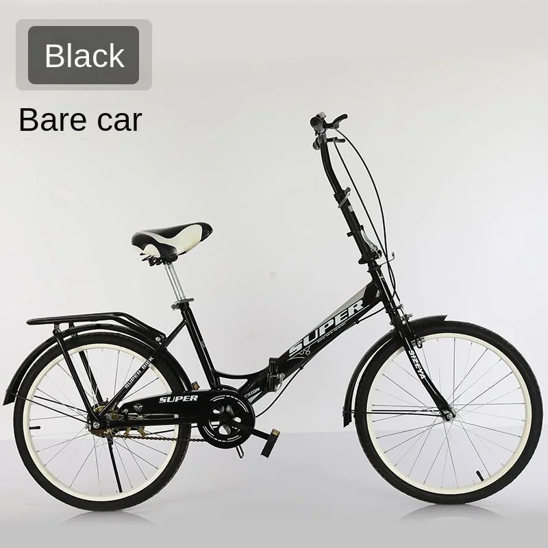 emale Bicycle Folding Adult Bicycle Shock Absorption 20 Inch Teenager Middle School Student City Commuter Car Free of Installati