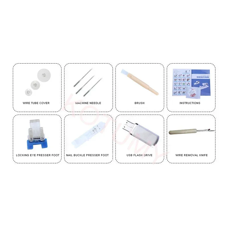 MRS-600 Computerized Embroidery Machine For Beginner including USB, Automatic Homeuse Sewing Machine
