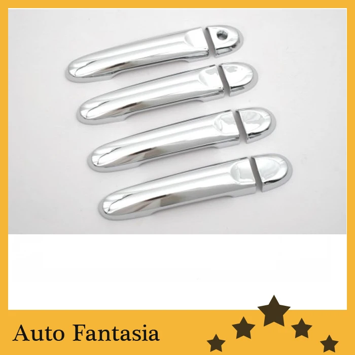 Exterior accessories- Chrome Door Handle Cover for Nissan Versa / Pulsar / Sunny Sedan 2012 Up-Free Shipping