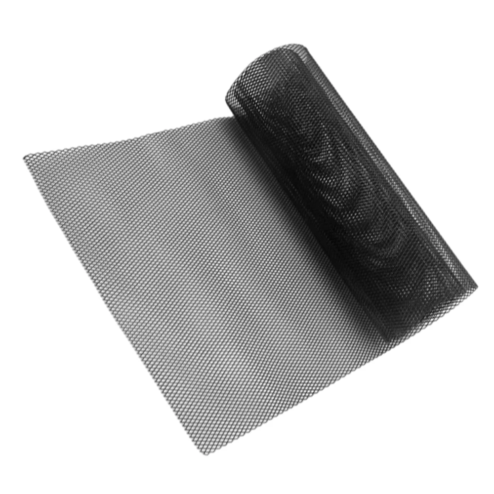 Universal  Car Grille Mesh Roll Automotive Grille Insert Bumper Rhombic Hole Mesh Sheet  Aluminum Alloy 100 cm x 33 cm