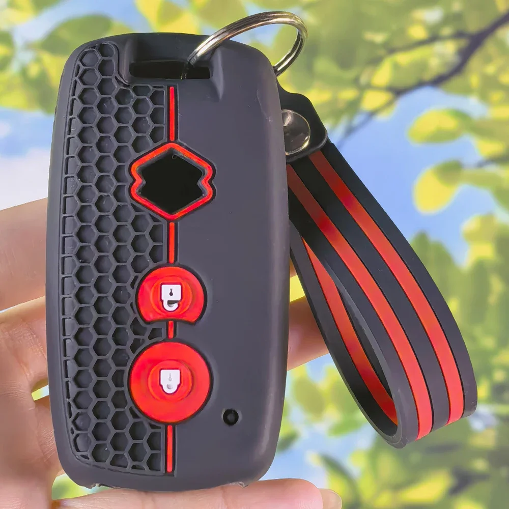 Smooth‑Honeycomb Shell With Keychain For Suzuki Grand Vitara SX4 S‑Cross XL‑7 Kuyucha Sch4 Swift 2007‑2010 Fob Cover