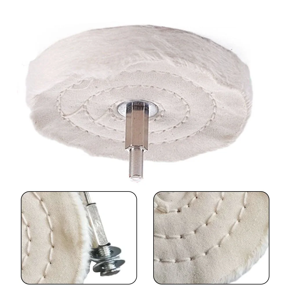 Cloth Polishing Wheel 50-100mm Buffing Wheel Pad For Drill Buffing Grinder Grinding Sanding Head Abrasive Buffing Wheel