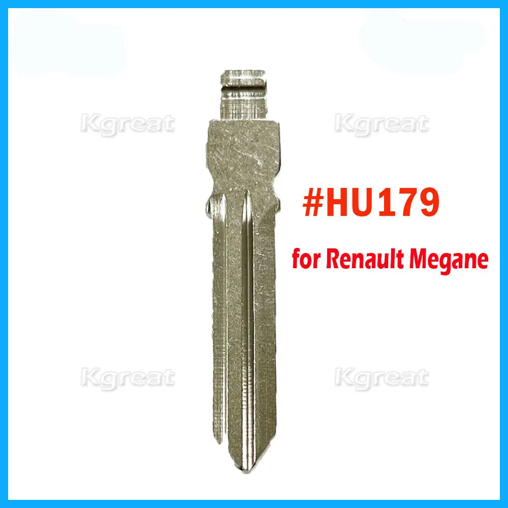 10 pz HU179 Uncut Blank KD Key Blade per Renault Megane Espace Laguna Duster Logan Dacia Sandero Fluence Kango Nissan Almera