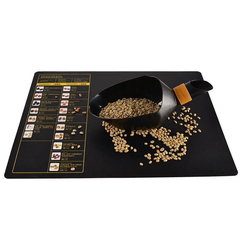 Defective Coffee Beans Grading Pad, Black Grading Pad, Coffee Matching Utensils