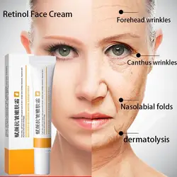 O soro antienvelhecimento do Retinol que erige a essência facial do colagénio remove os enrugamento alivia as linhas finas reparam aperta a pele