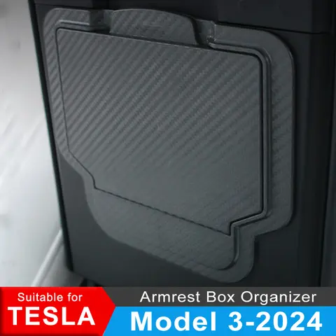 자동차 팔걸이 박스 스토리지 히든 박스, 테슬라 하이랜드 3 모델 3 2024, 자동차 인테리어 수정 액세서리