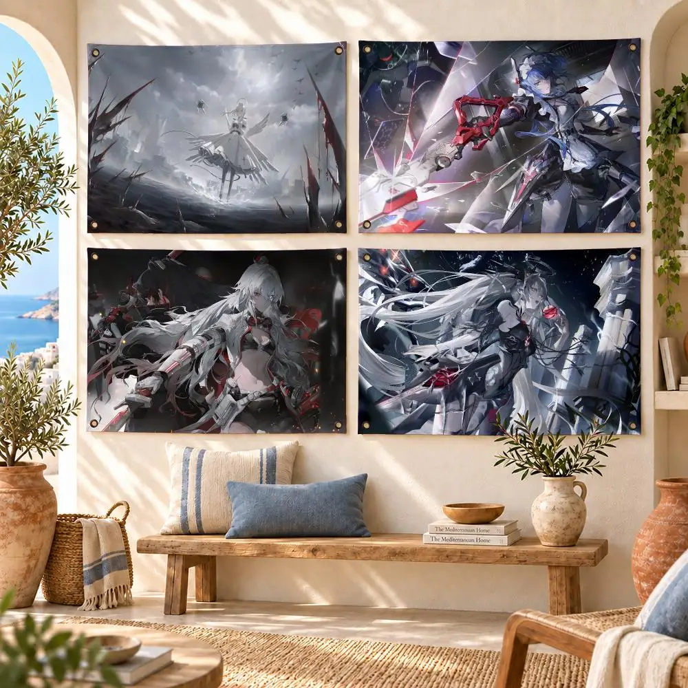 Punishing Gray Raven Game Flags Flag Soft skin-friendly Durable Tapestry Outdoor party Home living room bedroom Decoration