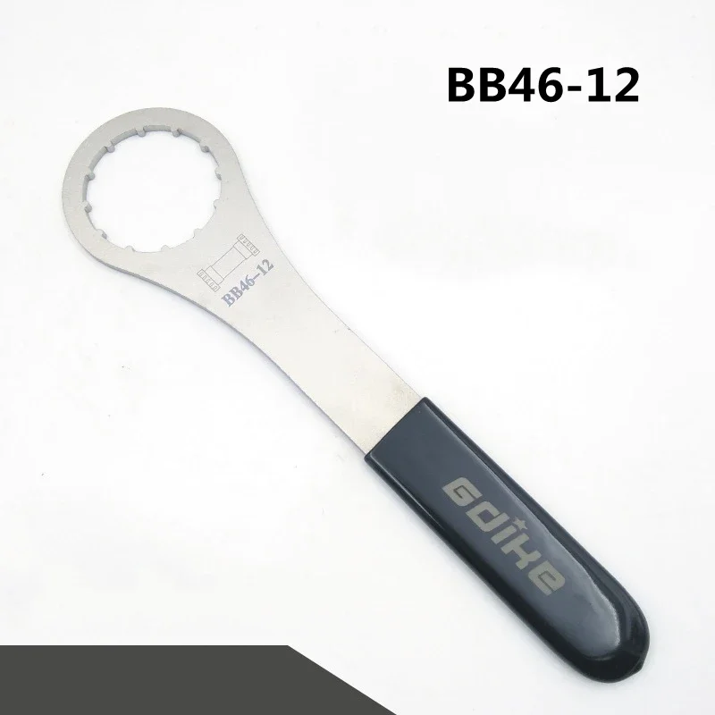 GDIKE BB46-12 Bike Bottom Bracket Wrench Stainless Steel EIEIO Bicycle BSA Threaded BB Removal Tool For BSA30/BB3086