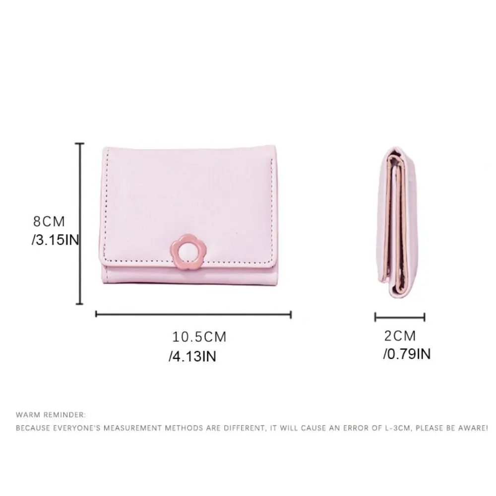 Moda couro do plutônio flor carteira curta multifuncional moeda bolsa dobrável multi-cartão saco de cartão de banco titular do cartão de viagem