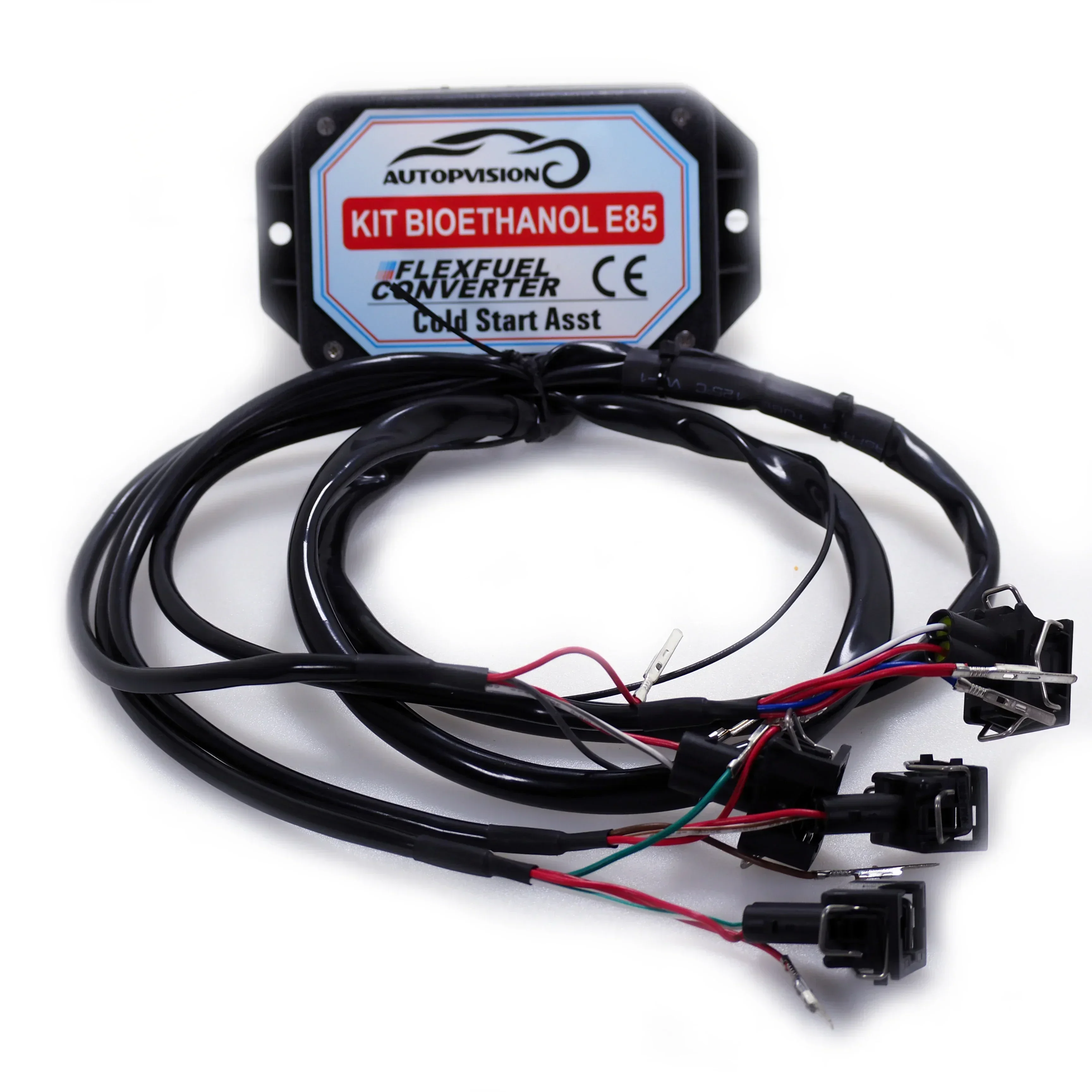 E85 4cyl bioethanol converter Auto conversion kit Flex Fuel ethanol alternative with Cold Start Asst. biofuel e85, ethanol car