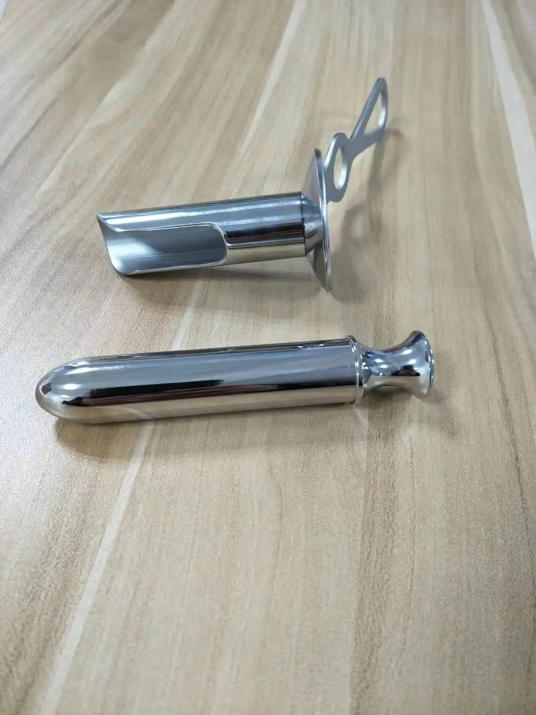 Cylinder Front Slotted Retractor Stainless Steel Instrument Expansion Mirror