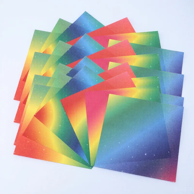 

200 Sheets Double Sided Origami Paper Durable Safe DIY Handcraft Paper Folding Crafts Art Projects