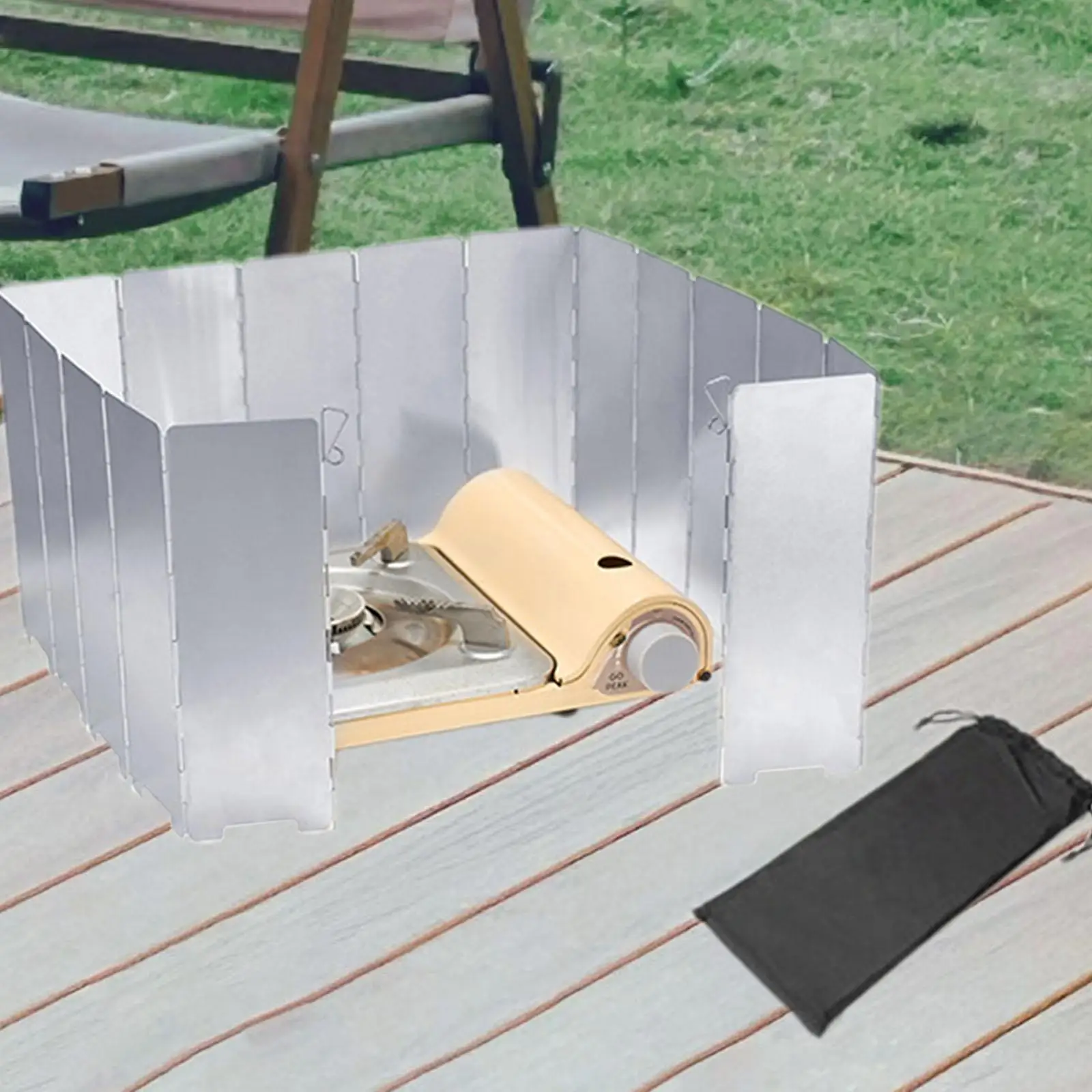 

16-плита, ветрозащитный экран для газовой плиты, уличная горелка для кемпинга, пикника, приготовления пищи, ветрозащитный экран, ветрозащитный экран из алюминиевого сплава